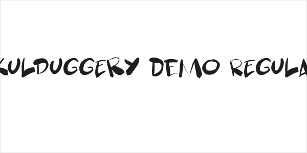 Skulduggery DEMO Regular Logo