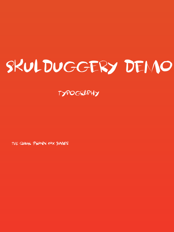 Skulduggery DEMO Regular Poster