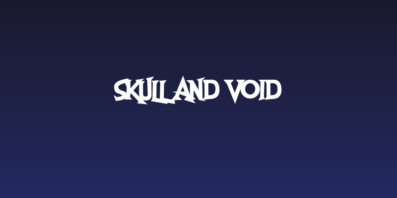 Skull And Void Social Header