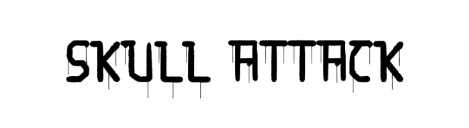 Skull Attack  नि: शुल्क फ़ॉन्ट्स डाउनलोड