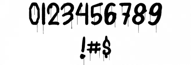 Skull Attack Font OTHER CHARS