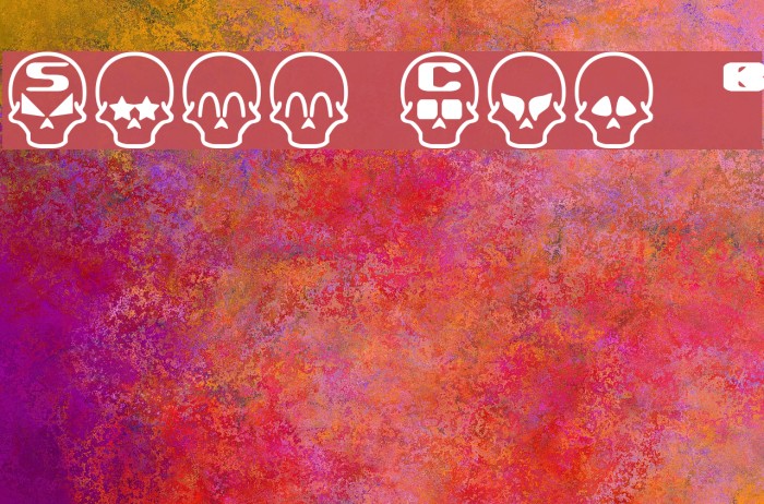Skull Capz BRK Font examples
