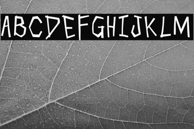 Skull Cracker Font examples