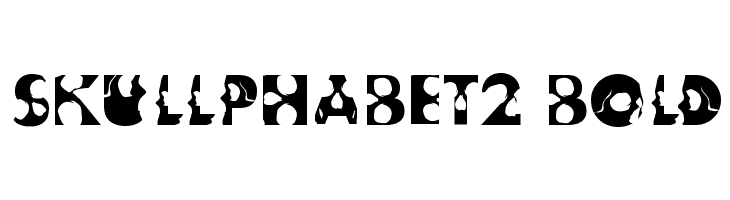 Skullphabet2 Bold  font caratteri gratis
