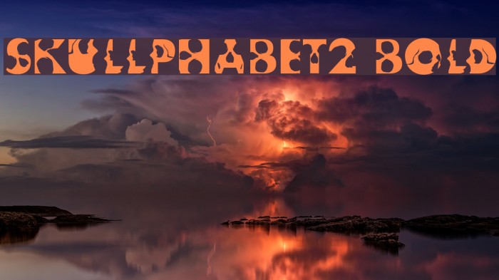 Skullphabet2 Bold Font examples