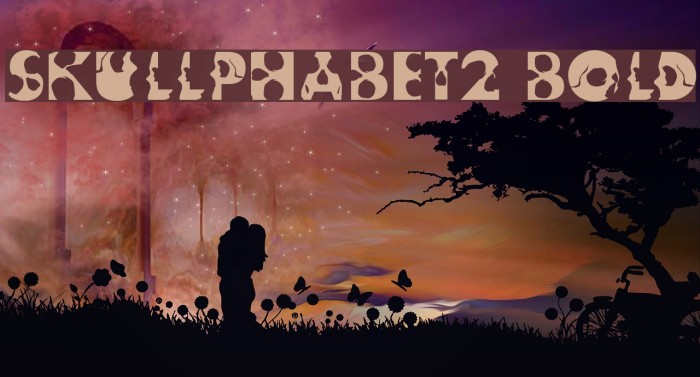 Skullphabet2 Bold Font examples