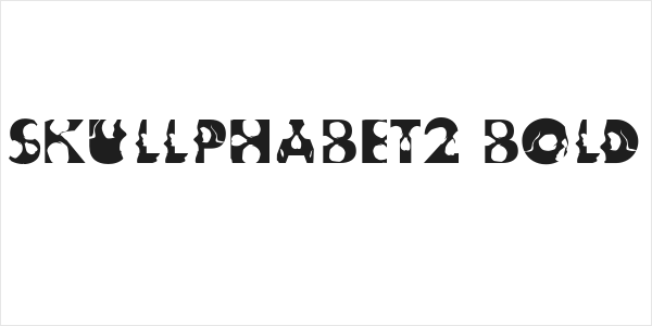 Skullphabet2 Bold Logo