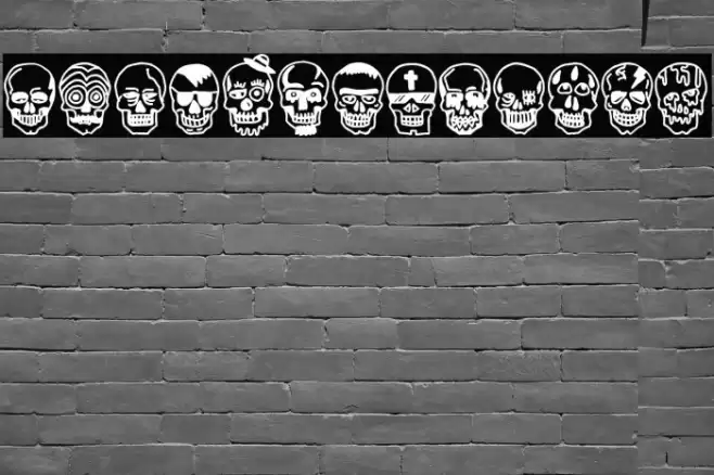 Skulls Party Icons Font examples