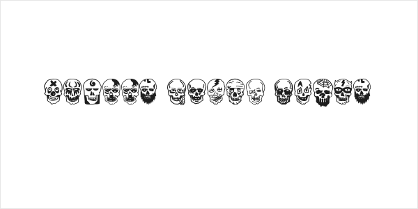 Skulls Party Icons Logo