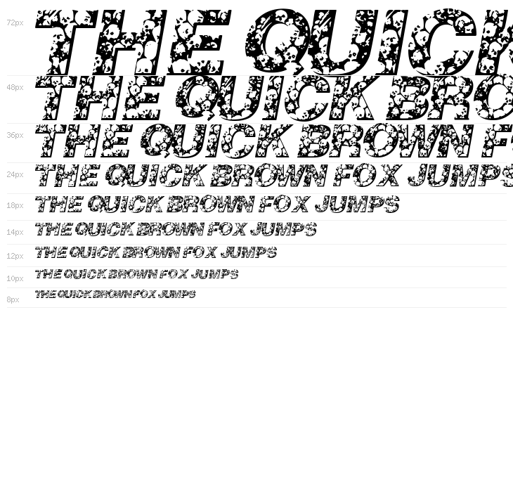 Skullvetica Waterfall