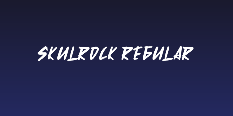 Skulrock Regular Social Header