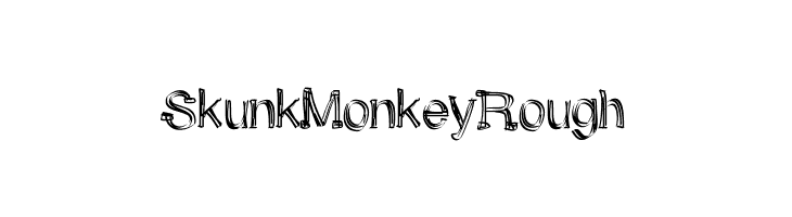 SkunkMonkeyRough  नि: शुल्क फ़ॉन्ट्स डाउनलोड