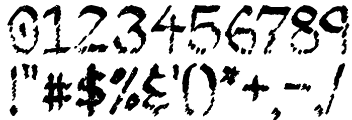 Skuntch Font OTHER CHARS