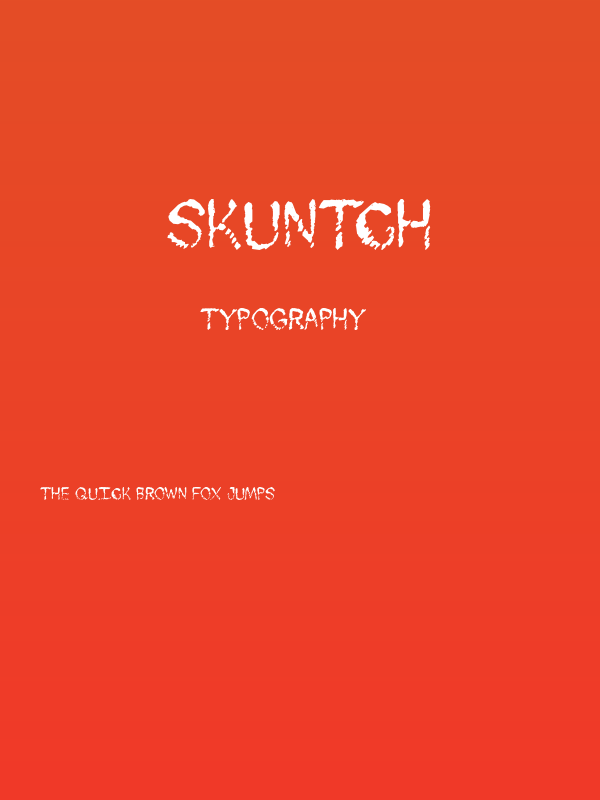 Skuntch Poster