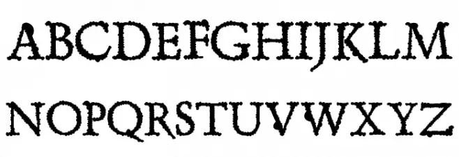 Skurri Caratteri MAIUSCOLE