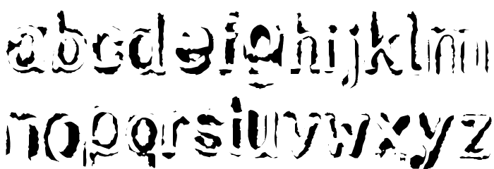 Skwieker Regular Font Litere mici