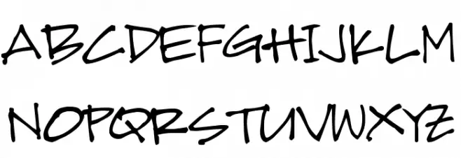 Skwirl Font UPPERCASE