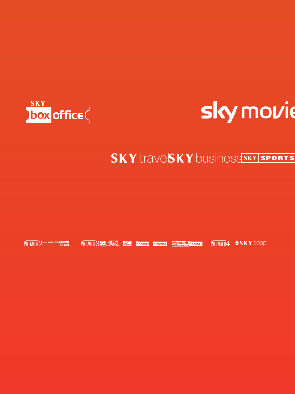 Sky 1998 Channel Logos Poster