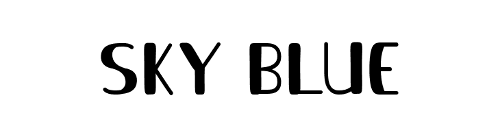 Sky Blue  免费字体下载