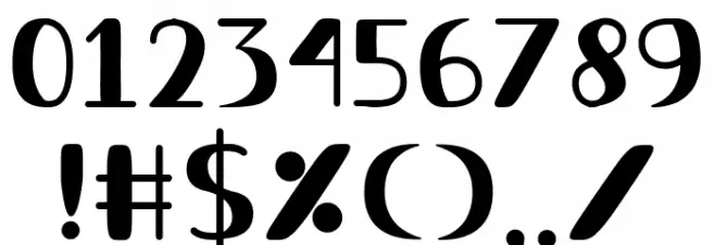 Sky Blue Font OTHER CHARS