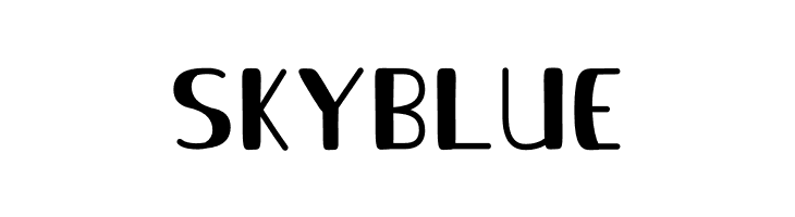 Sky Blue  免费字体下载