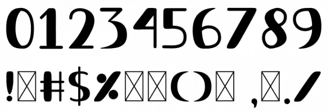 Sky Blue Font OTHER CHARS