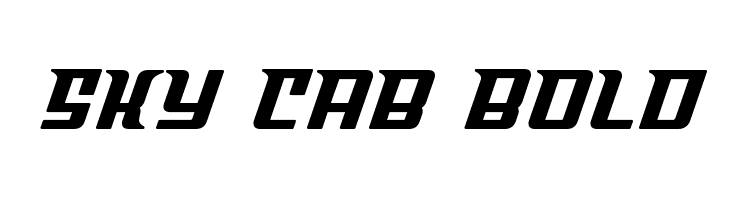 Sky Cab Bold  免费字体下载