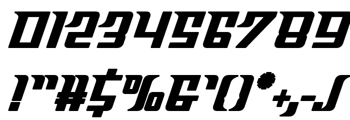 Sky Cab Bold Font OTHER CHARS