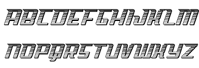 Sky Cab Chrome Font LOWERCASE