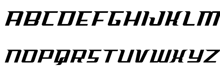 Sky Cab Expanded Font LOWERCASE