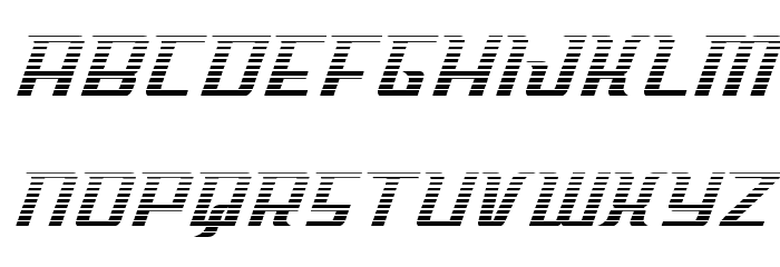 Sky Cab Gradient Font LOWERCASE