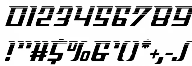 Sky Cab Halftone 2 Font OTHER CHARS