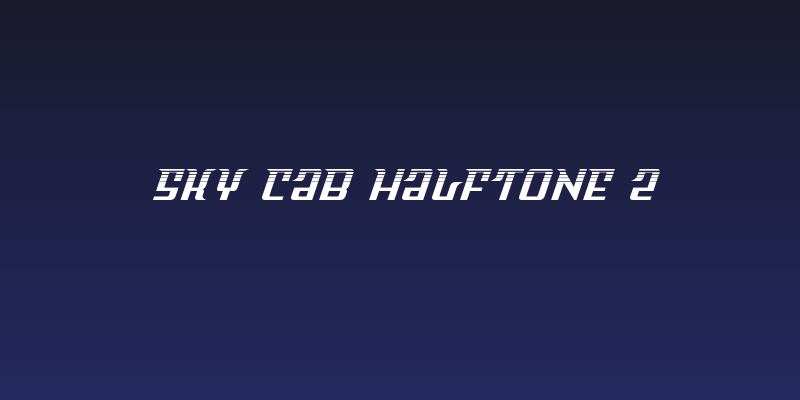 Sky Cab Halftone 2 Social Header