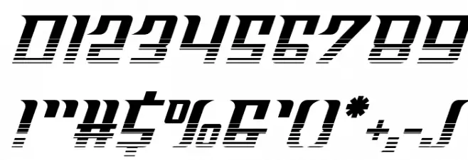 Sky Cab Halftone Font OTHER CHARS