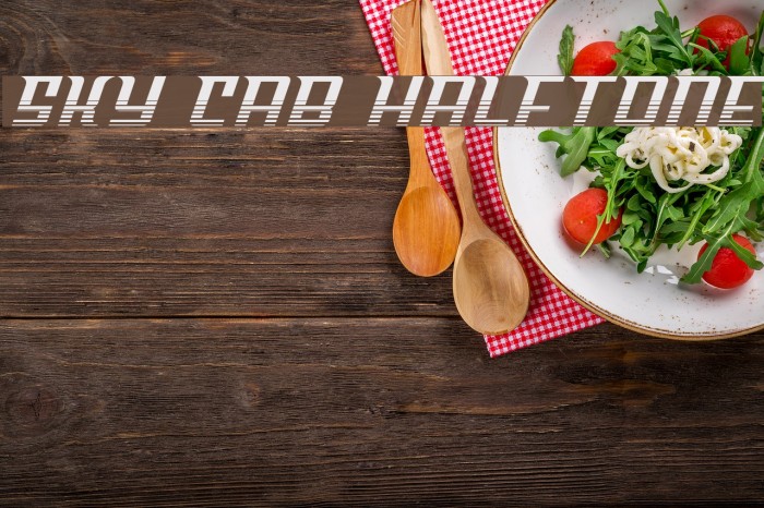 Sky Cab Halftone Example 3