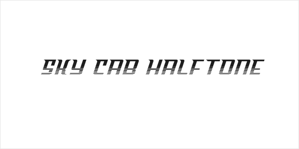 Sky Cab Halftone Logo