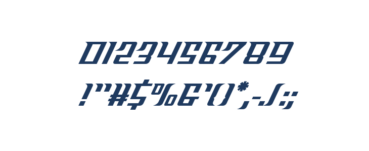 Sky Cab Italic Other Characters