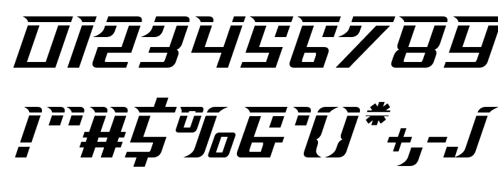 Sky Cab Laser Font OTHER CHARS