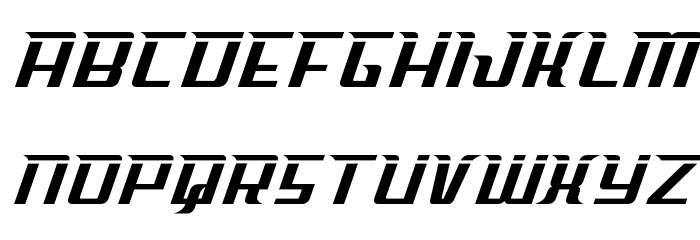 Sky Cab Laser Font LOWERCASE