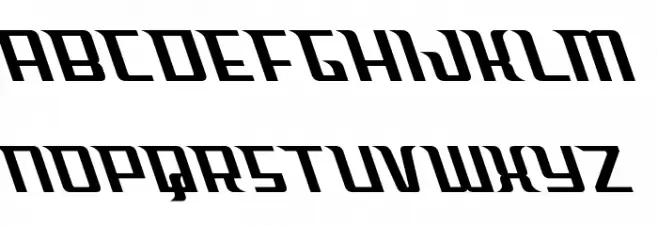 Sky Cab Leftalic フォント 小文字