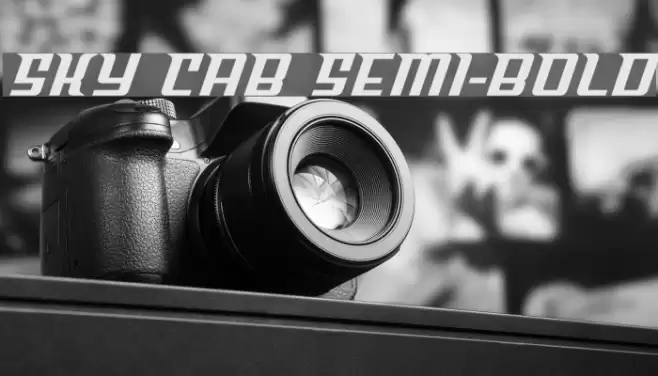 Sky Cab Semi-Bold Font examples