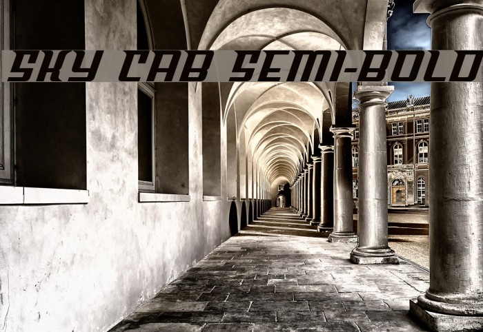 Sky Cab Semi-Bold Example 3