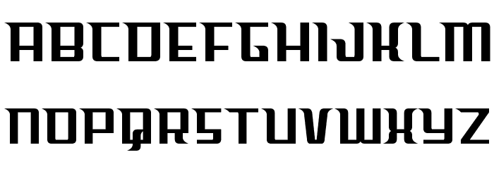 Sky Cab Straight Font LOWERCASE