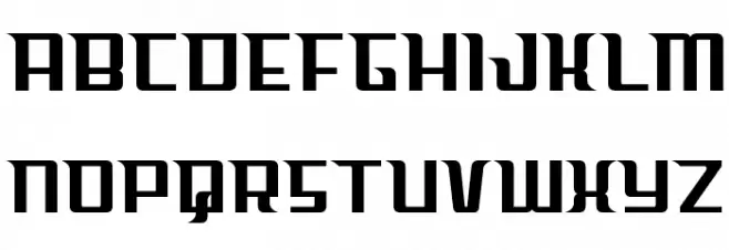 Sky Cab Straight フォント 小文字