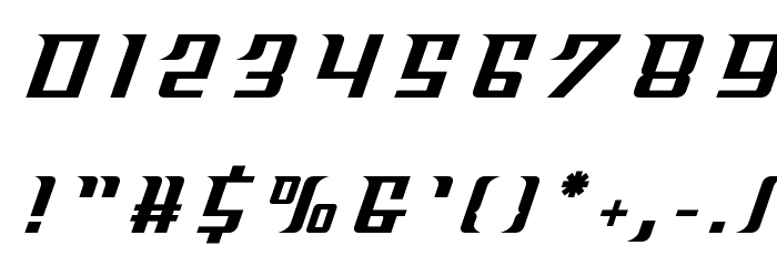 Sky Cab Title Font OTHER CHARS