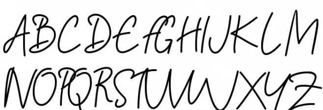 Sky Fly Script - Personal Use Polices MAJUSCULES
