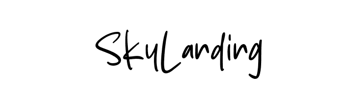 Sky Landing  font caratteri gratis