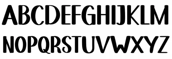 Sky Letter Schriftart Groß