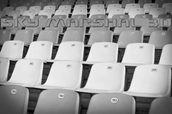 Sky Marshal 3D Font examples