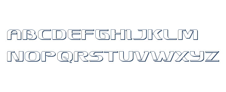 Sky Marshal 3D Lowercase